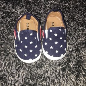 Old Navy 4th of July baby shoes.